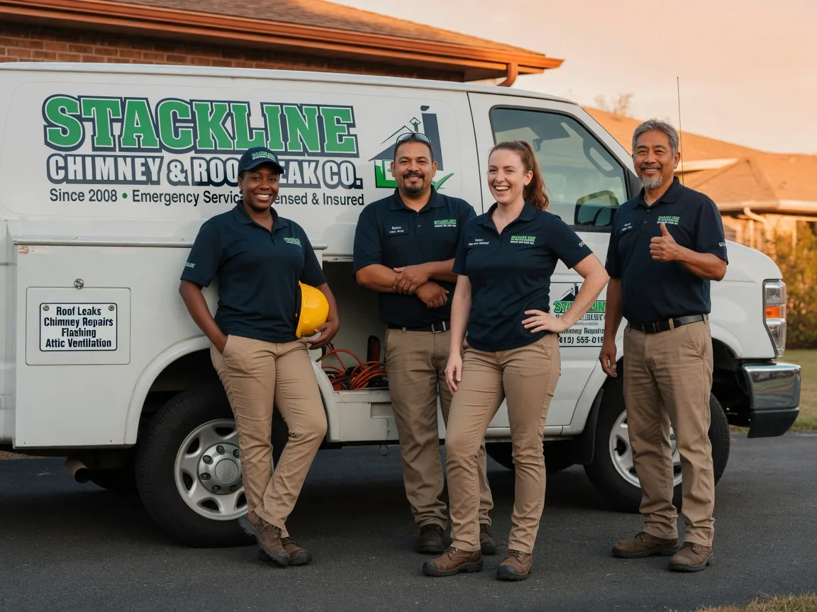 Chimney flashing repair company in Lucien, OK
